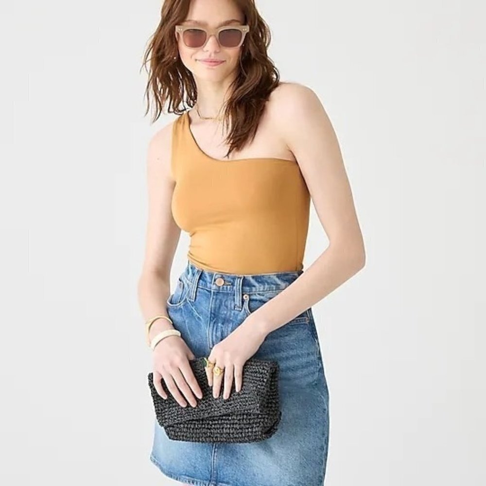NWT J.Crew One-Shoulder Tank Top